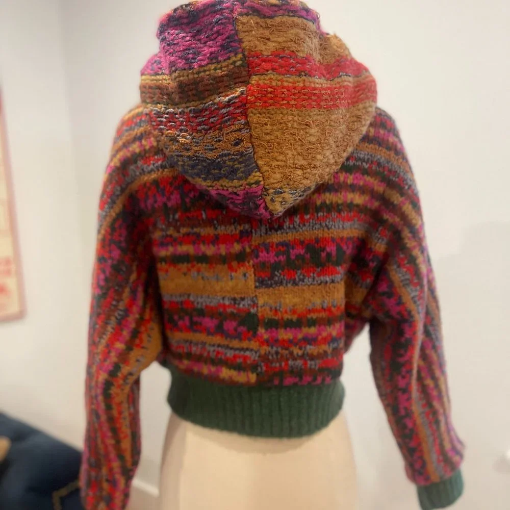 NWT Free People Rue Sweater Jacket XS $398. - Picture 10 of 15